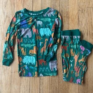 Little Sleepies Safari Animal Pajamas 4T Long Sleeve/Pants